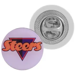 Round Lapel Badge – Pin Clip 30mm x 30mm
